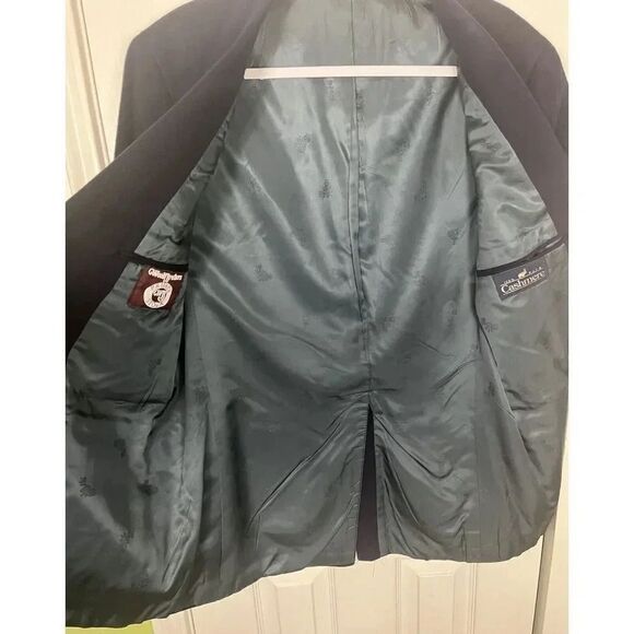 Woolf Brothers Men’s‎ Cashmere Navy Blue Suit Jacket Sz L - Picture 12 of 16